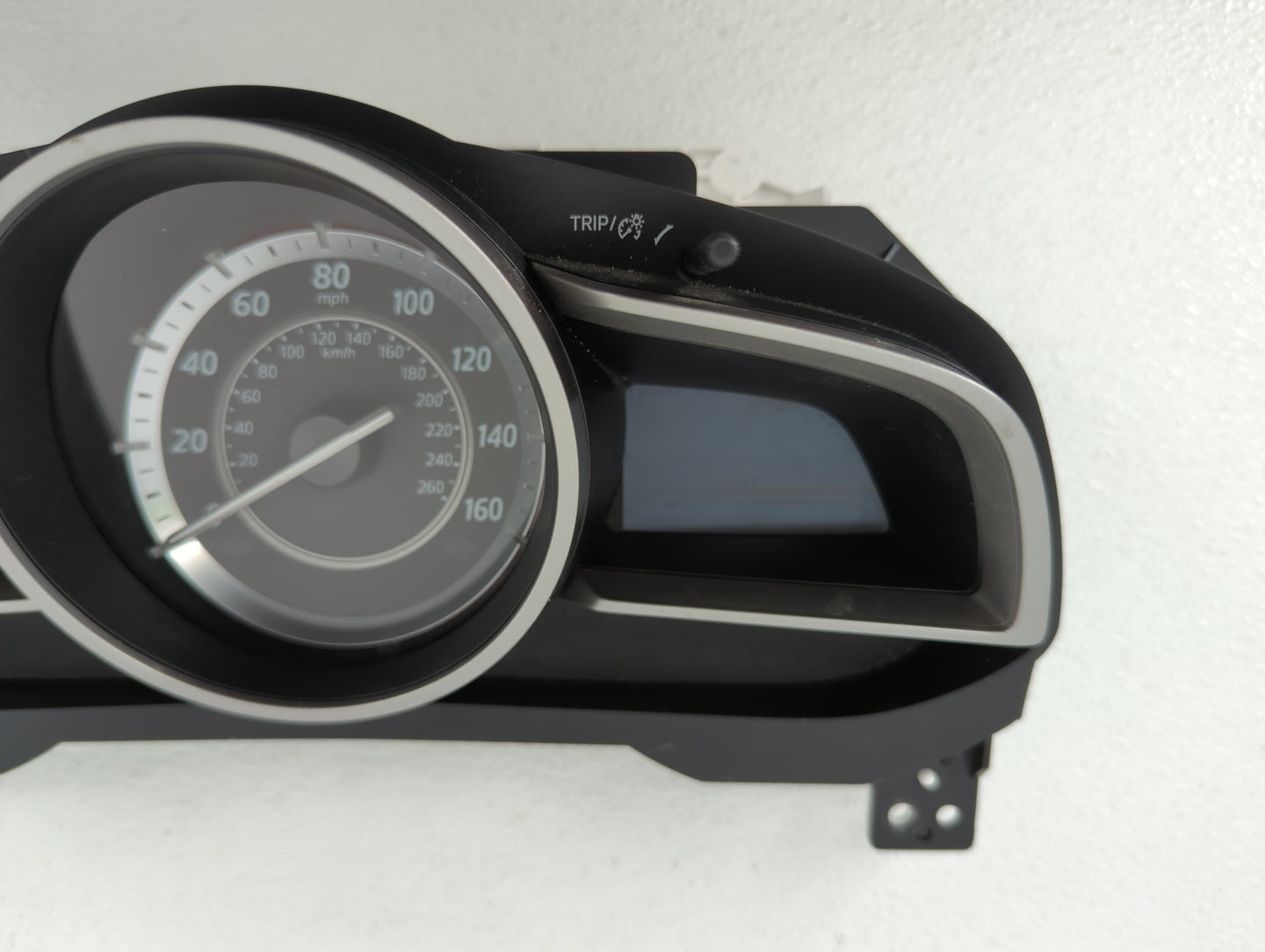 2014 Mazda 3 Instrument Cluster Speedometer Gauges P/N:BHR1 55 430 BJS7 55 430, HABHN1F, CBJS9D, HABHN1B Miles: Fits OEM Use