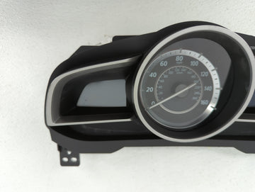 2014 Mazda 3 Instrument Cluster Speedometer Gauges P/N:BJS7 55 430 HABHN1F, CBJS9D, HABHN1B Fits OEM Used Auto Parts