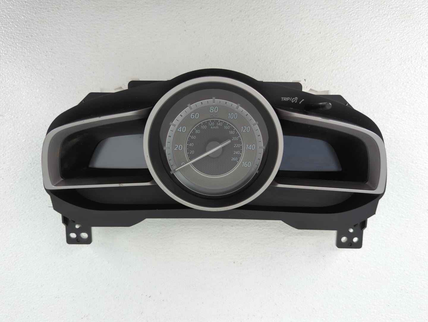 2014 Mazda 3 Instrument Cluster Speedometer Gauges P/N:BHR1 55 430 BJS7 55 430, HABHN1F, CBJS9D, HABHN1B Miles: Fits OEM Use
