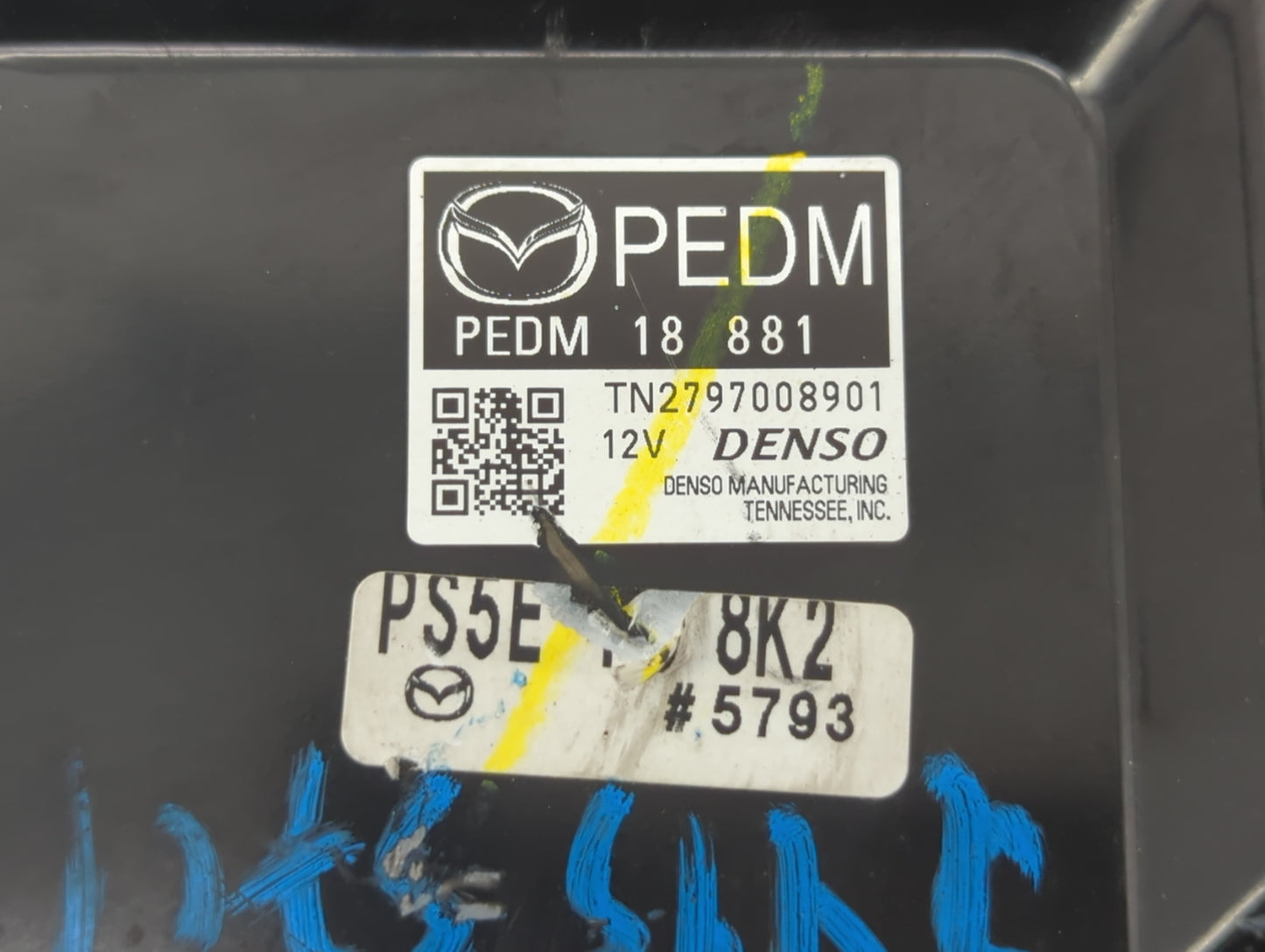 2014-2016 Mazda 3 PCM Engine Control Computer ECU ECM PCU OEM P/N:PEDM 18 881 PE19 18 881A, PEDH 18 881 Fits Fits 2014 2015 