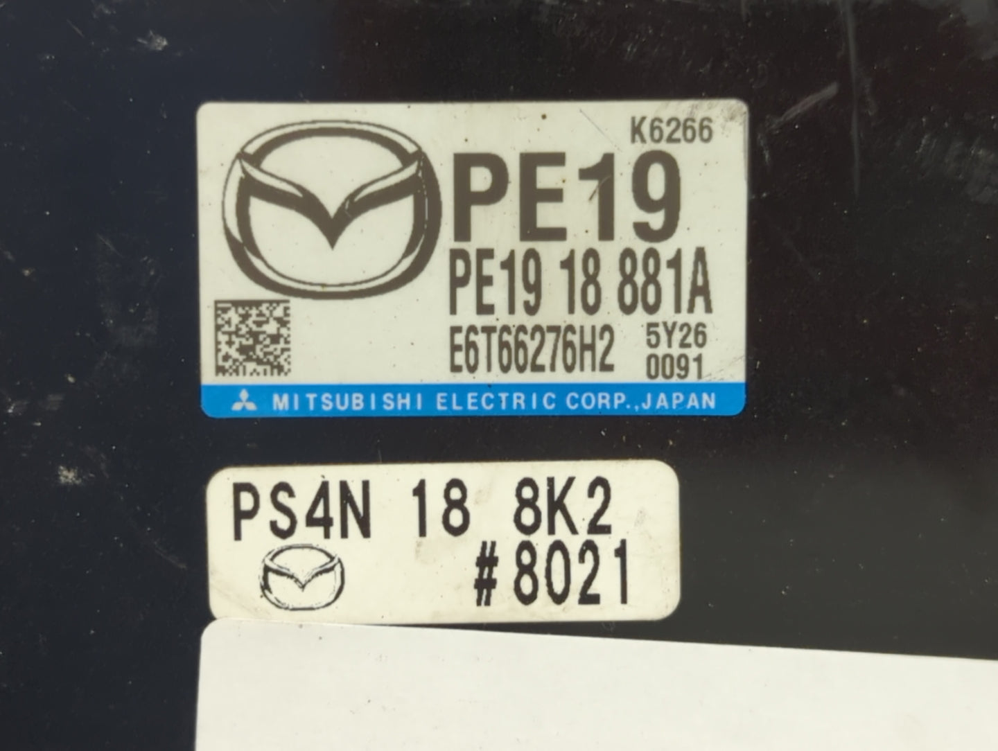 2014-2016 Mazda 3 PCM Engine Control Computer ECU ECM PCU OEM P/N:PEAB 18 881A PEDM 18 881, PE19 18 881A Fits Fits 2014 2015