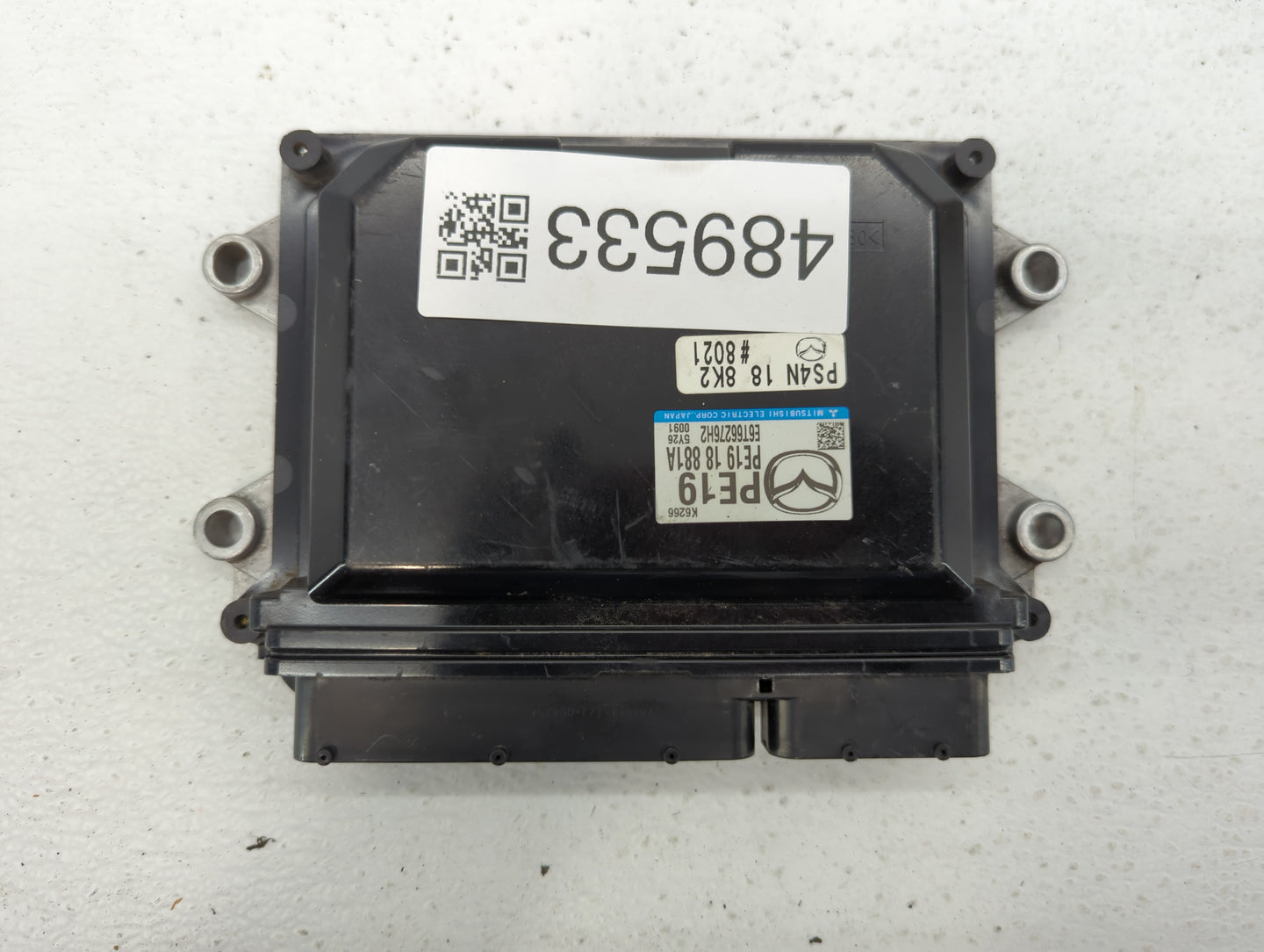 2014-2016 Mazda 3 PCM Engine Control Computer ECU ECM PCU OEM P/N:PEAB 18 881A PEDM 18 881, PE19 18 881A Fits Fits 2014 2015