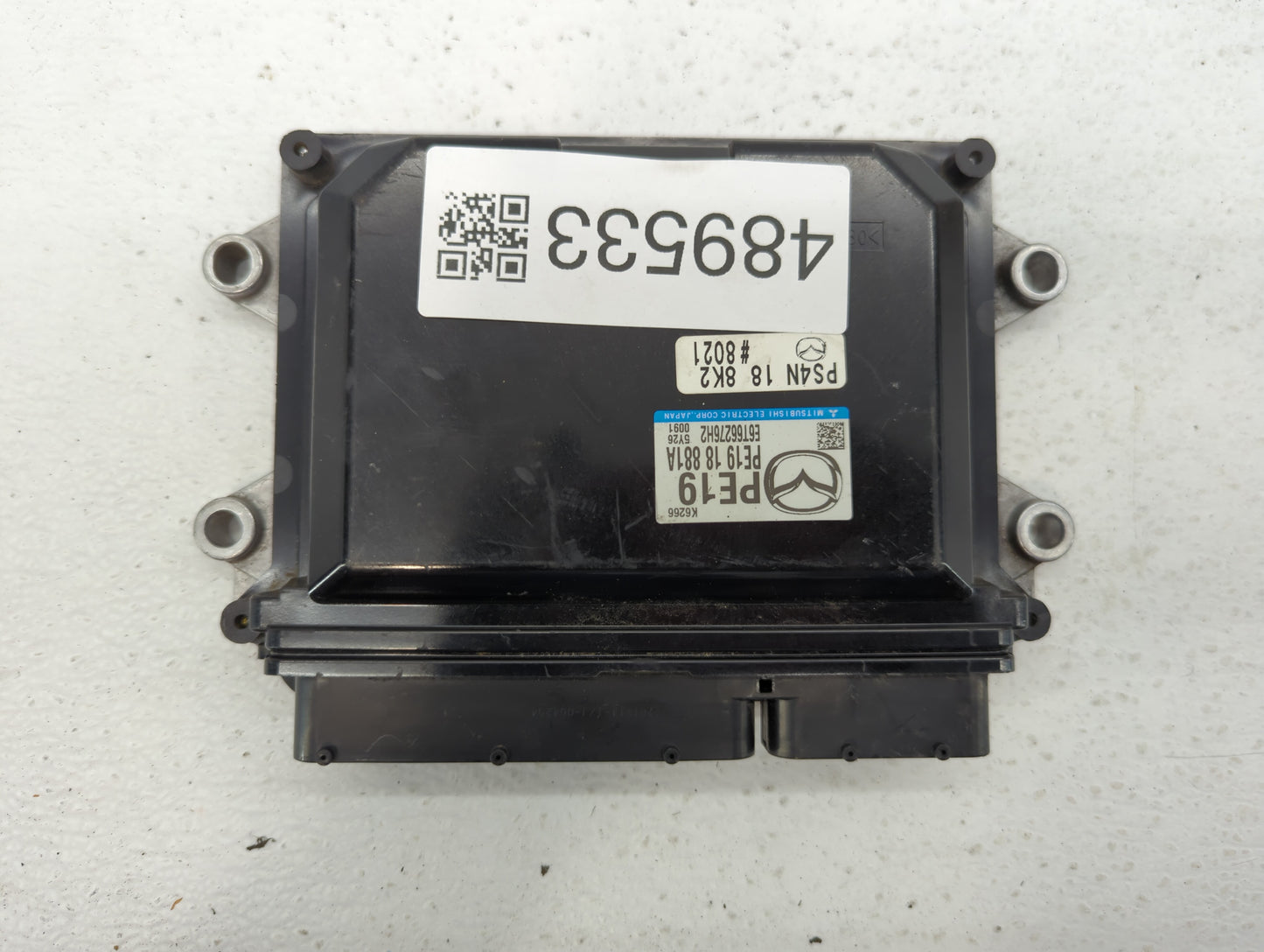 2014-2016 Mazda 3 PCM Engine Control Computer ECU ECM PCU OEM P/N:PEAB 18 881A PEDM 18 881, PE19 18 881A Fits Fits 2014 2015