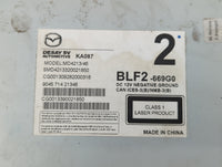 2014-2018 Mazda 3 Radio AM FM Cd Player Receiver Replacement P/N:BLF2-669G0 Fits Fits 2014 2015 2016 2017 2018 OEM Used Auto