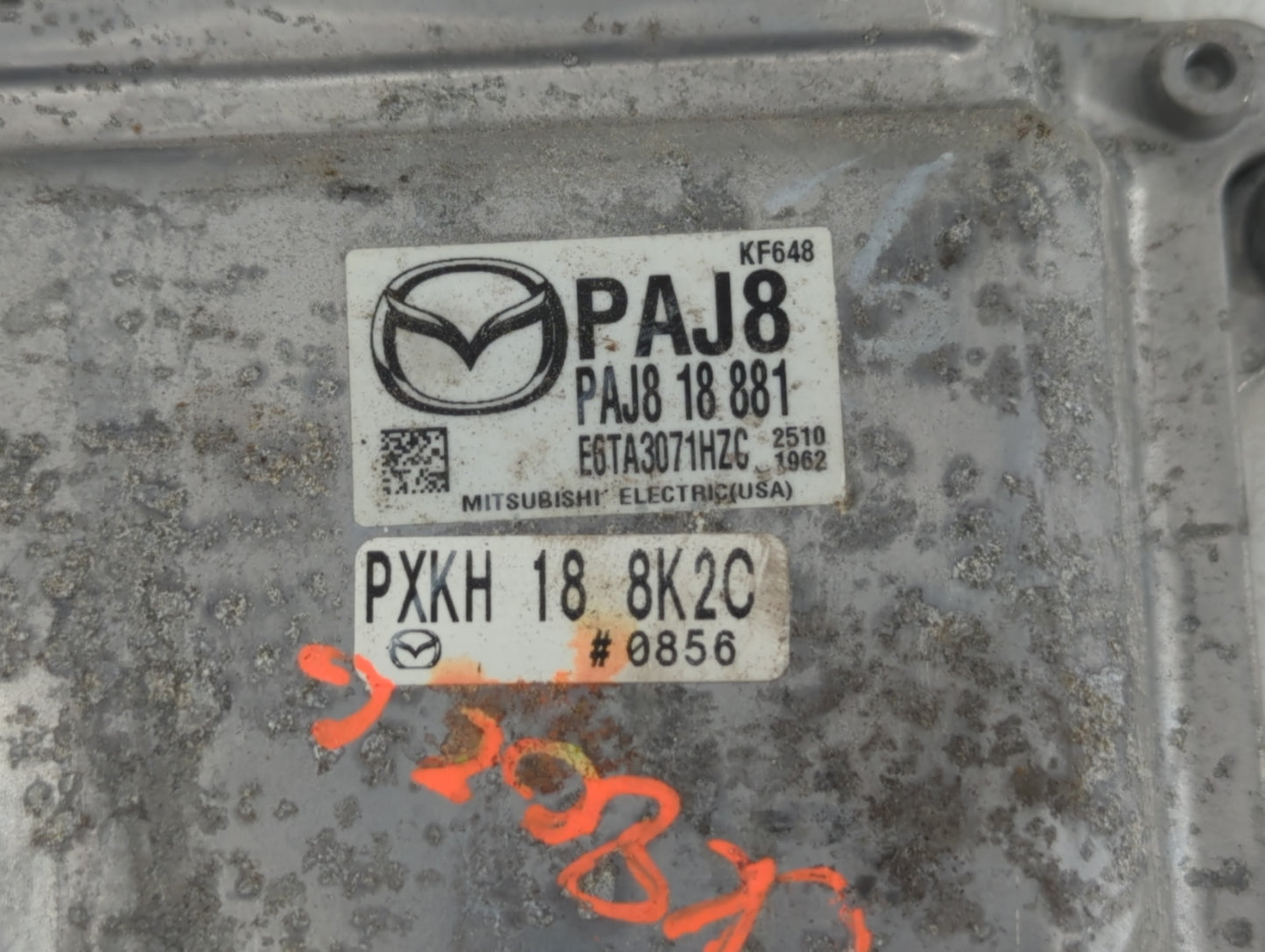 2014-2017 Mazda 3 PCM Engine Control Computer ECU ECM PCU OEM P/N:PAJ8 18 881 Fits Fits 2014 2015 2016 2017 OEM Used Auto Pa