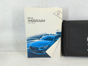 2014 Mazda 3 Owners Manual Book Guide P/N:9999-95-038C-14R1 8DF9-EA-13I OEM Used Auto Parts