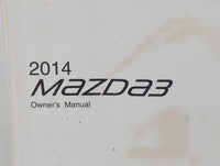 2014 Mazda 3 Owners Manual Book Guide P/N:9999-95-038C-14R1 OEM Used Auto Parts - Oemusedautoparts1.com