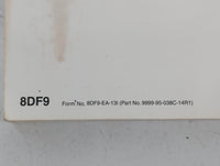 2014 Mazda 3 Owners Manual Book Guide P/N:9999-95-038C-14R1 OEM Used Auto Parts - Oemusedautoparts1.com