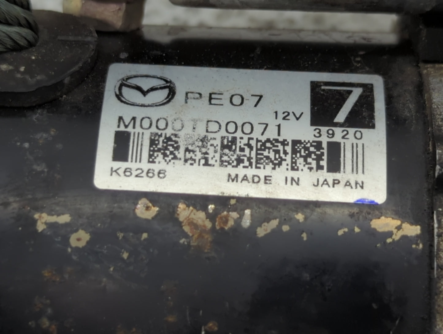 2012-2022 Mazda 3 Car Starter Motor Solenoid OEM P/N:M000TD0071 Fits Fits 2012 2013 2014 2015 2016 2017 2018 2019 2020 2021 