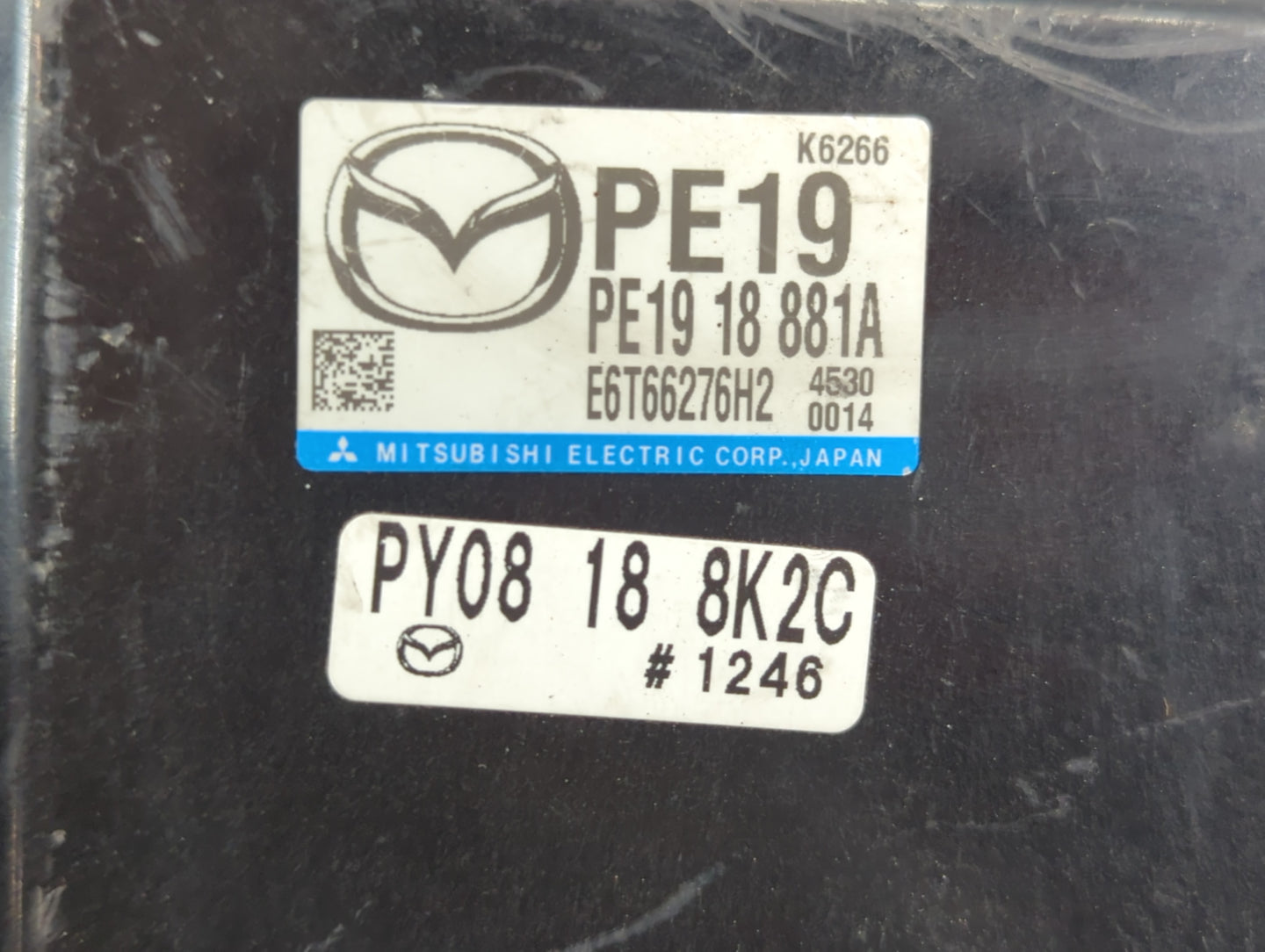 2014-2016 Mazda 3 PCM Engine Control Computer ECU ECM PCU OEM P/N:PY08 18 8K2C PE19 18 881A Fits Fits 2014 2015 2016 OEM Use