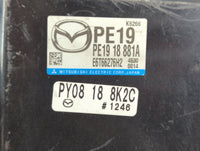 2014-2016 Mazda 3 PCM Engine Control Computer ECU ECM PCU OEM P/N:PY08 18 8K2C PE19 18 881A Fits Fits 2014 2015 2016 OEM Use