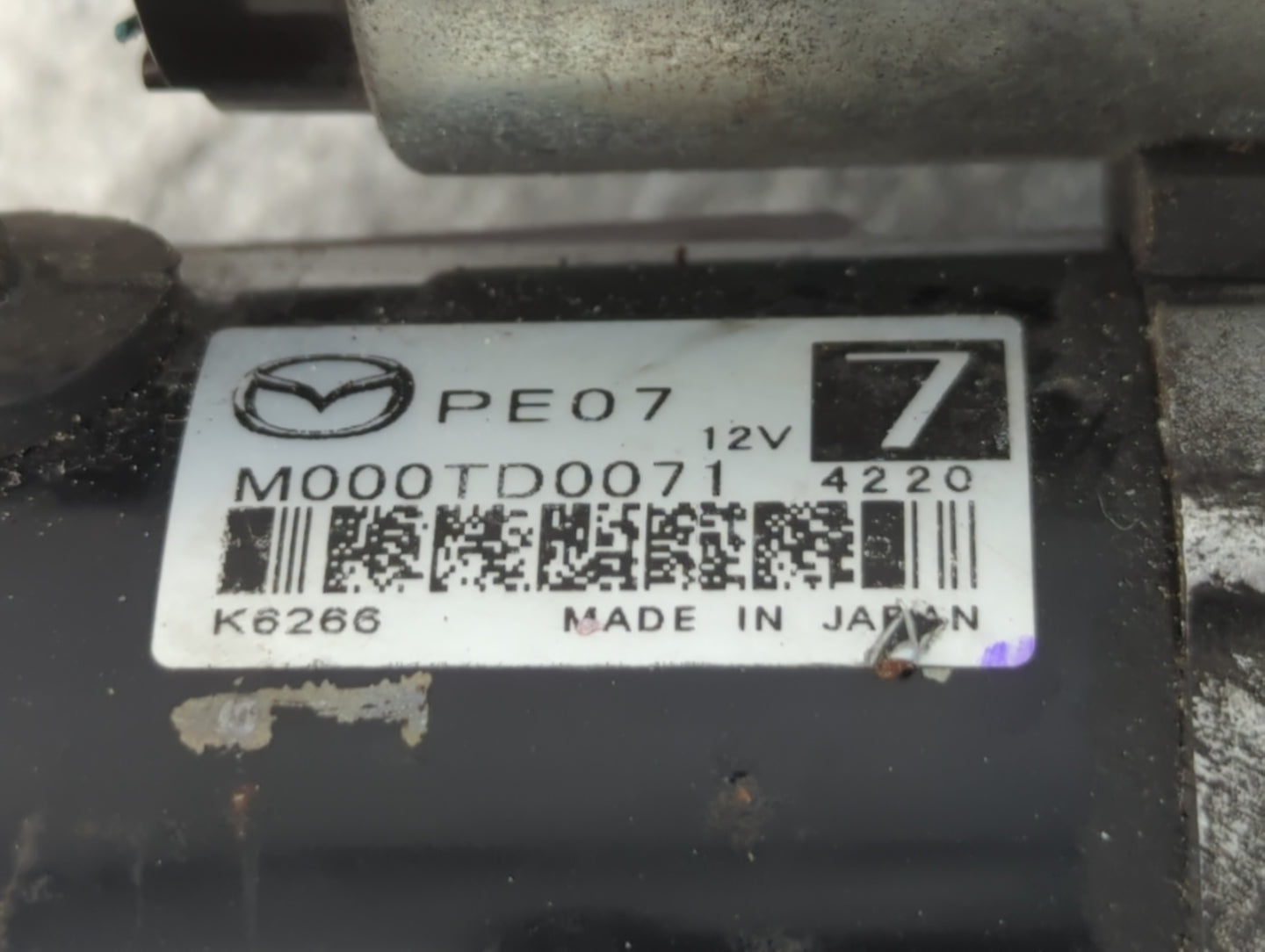 2012-2022 Mazda 3 Car Starter Motor Solenoid OEM P/N:M000TD0071 Fits Fits 2012 2013 2014 2015 2016 2017 2018 2019 2020 2021 