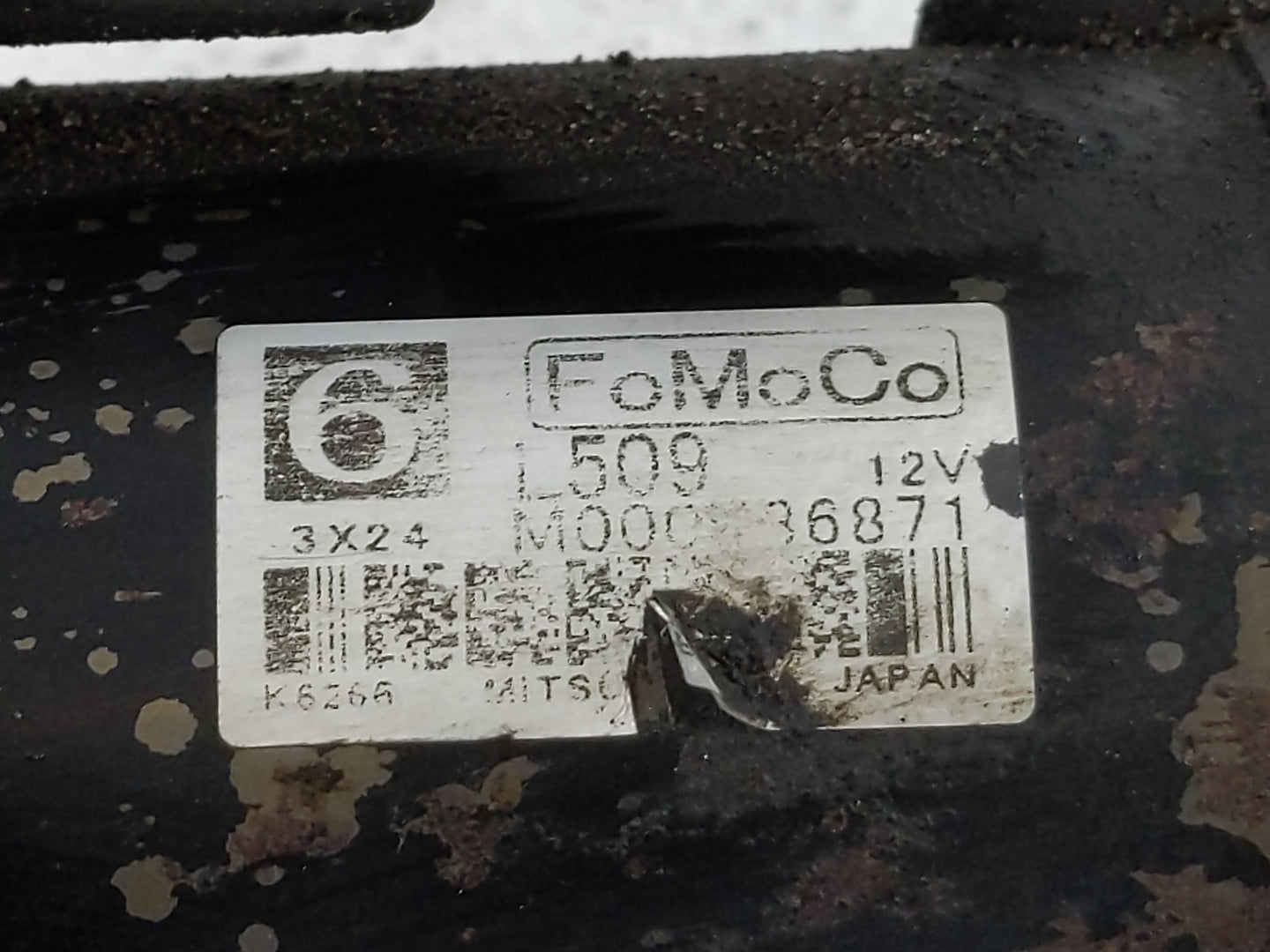 2013-2017 Mazda 5 Car Starter Motor Solenoid OEM P/N:M000136871 Fits Fits 2013 2014 2015 2016 2017 OEM Used Auto Parts - Oem