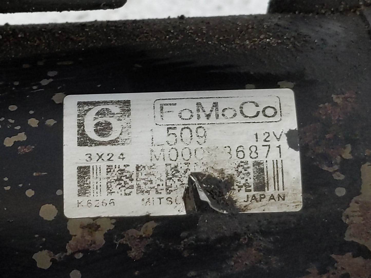 2013-2017 Mazda 5 Car Starter Motor Solenoid OEM P/N:M000136871 Fits Fits 2013 2014 2015 2016 2017 OEM Used Auto Parts - Oem