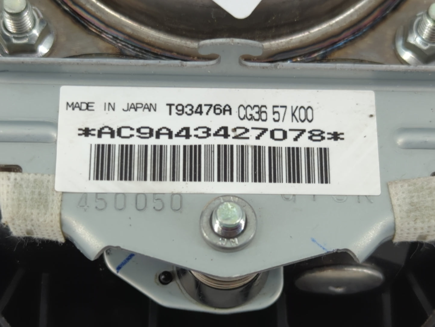 2012-2017 Mazda 5 Air Bag Driver Left Steering Wheel Mounted P/N:CG36 57 K00 T93476A Fits Fits 2012 2013 2014 2015 2016 2017