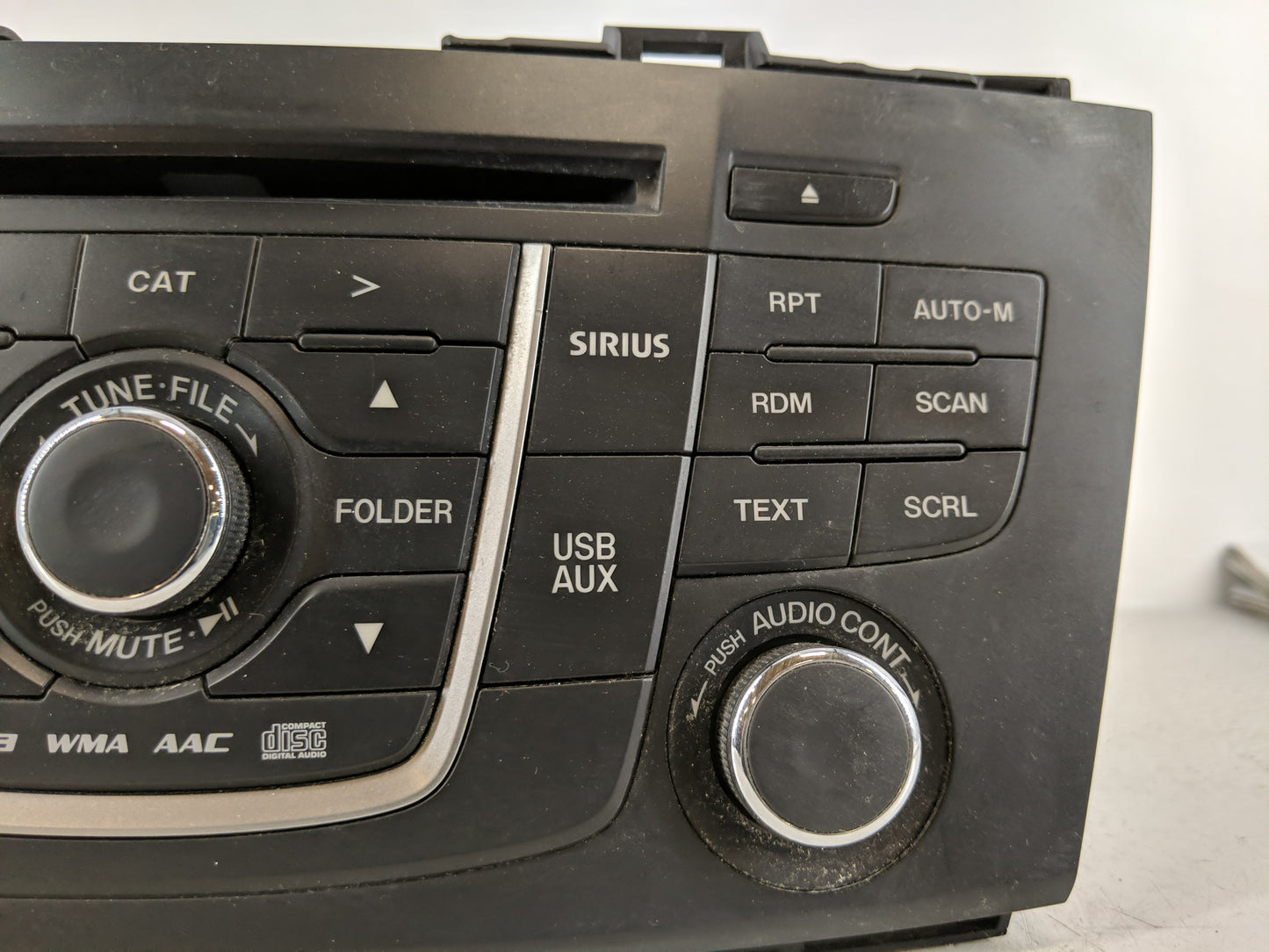 2013-2017 Mazda 5 Radio AM FM Cd Player Receiver Replacement P/N:CG40 66 9R0 Fits Fits 2013 2014 2015 2016 2017 OEM Used Aut