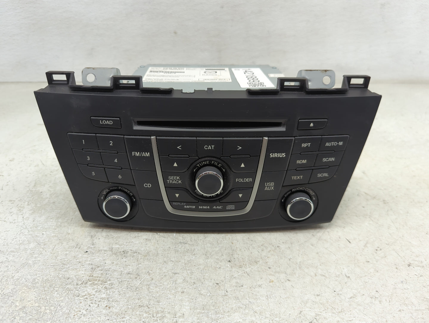 2013-2017 Mazda 5 Radio AM FM Cd Player Receiver Replacement P/N:CG40 66 9R0 Fits Fits 2013 2014 2015 2016 2017 OEM Used Aut