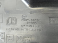 2012-2017 Mazda 5 Fusebox Fuse Box Panel Relay Module P/N:K7005 C597-6676Y Fits Fits 2012 2013 2014 2015 2016 2017 OEM Used 