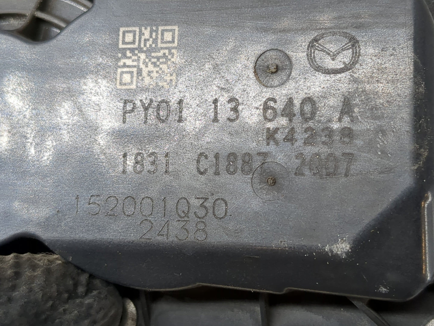 2014-2017 Mazda 6 Throttle Body P/N:PY01 13 640 A Fits Fits 2014 2015 2016 2017 2018 OEM Used Auto Parts - Oemusedautoparts1
