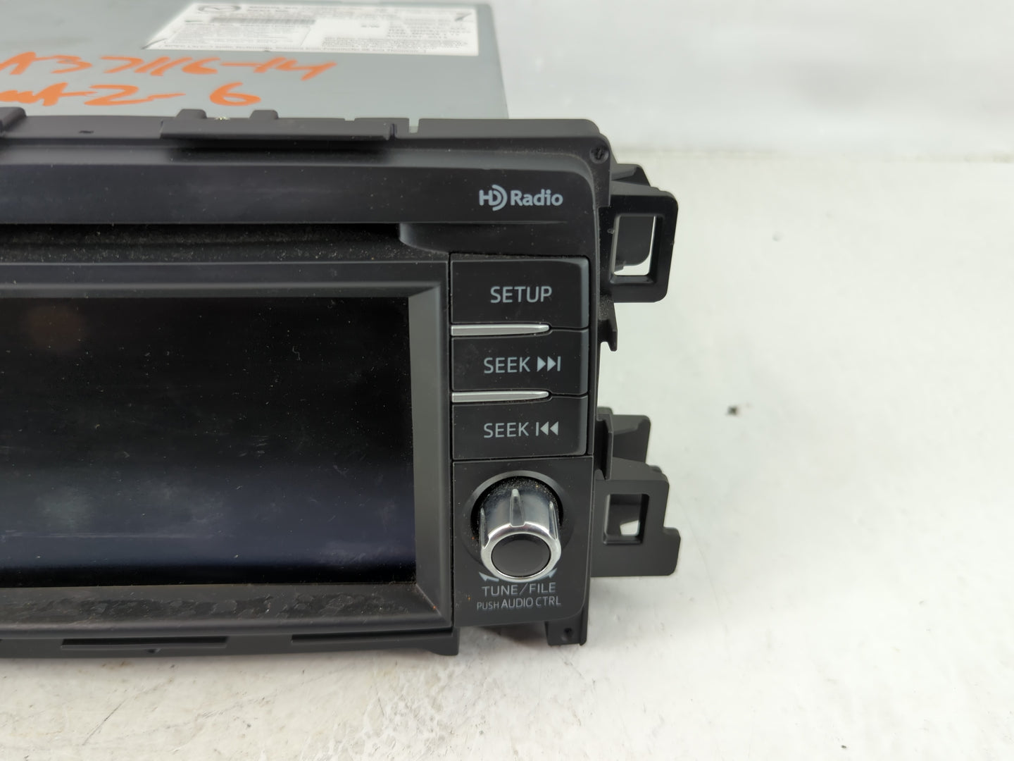 2014-2015 Mazda 6 Radio AM FM Cd Player Receiver Replacement P/N:GJS2 66 DV0B Fits Fits 2014 2015 OEM Used Auto Parts - Oemu