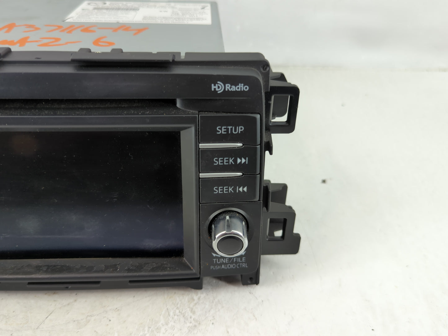 2014-2015 Mazda 6 Radio AM FM Cd Player Receiver Replacement P/N:GJS2 66 DV0B Fits Fits 2014 2015 OEM Used Auto Parts - Oemu