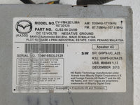 2014-2015 Mazda 6 Radio AM FM Cd Player Receiver Replacement P/N:GJS2 66 DV0B Fits Fits 2014 2015 OEM Used Auto Parts - Oemu