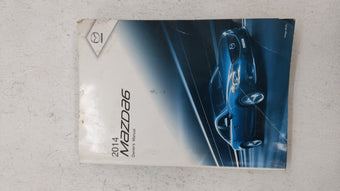 compare product 2014 Mazda 6 Owners Manual Book Guide OEM Used Auto Parts