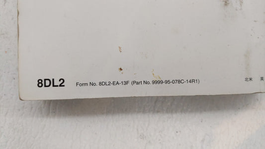 2014 Mazda 6 Owners Manual Book Guide OEM Used Auto Parts