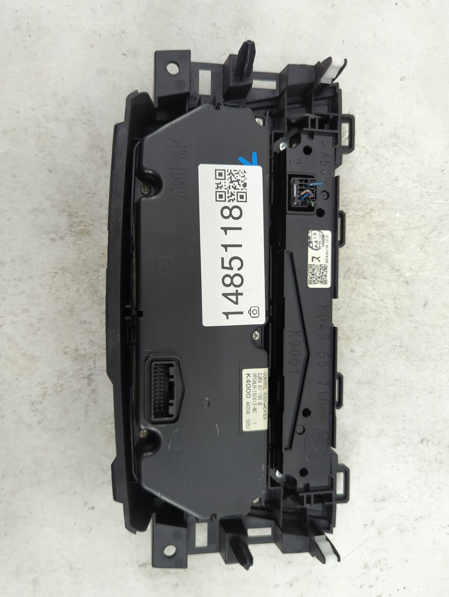 2014-2015 Mazda 6 Climate Control Module Temperature AC/Heater Replacement P/N:GJR9-61-190B VPC4UH-18C012-MC Fits Fits 2014 