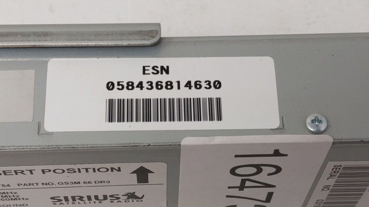 2014 Mazda 6 Radio AM FM Cd Player Receiver Replacement P/N:GS3M 66 DR0 Fits Fits 2010 2011 2012 2013 OEM Used Auto Parts - 