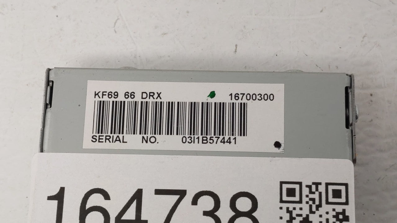 2014 Mazda 6 Radio AM FM Cd Player Receiver Replacement P/N:GS3M 66 DR0 Fits Fits 2010 2011 2012 2013 OEM Used Auto Parts - 
