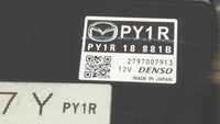 2014 Mazda 6 PCM Engine Control Computer ECU ECM PCU OEM P/N:PY1R 18 881B Fits OEM Used Auto Parts - Oemusedautoparts1.com