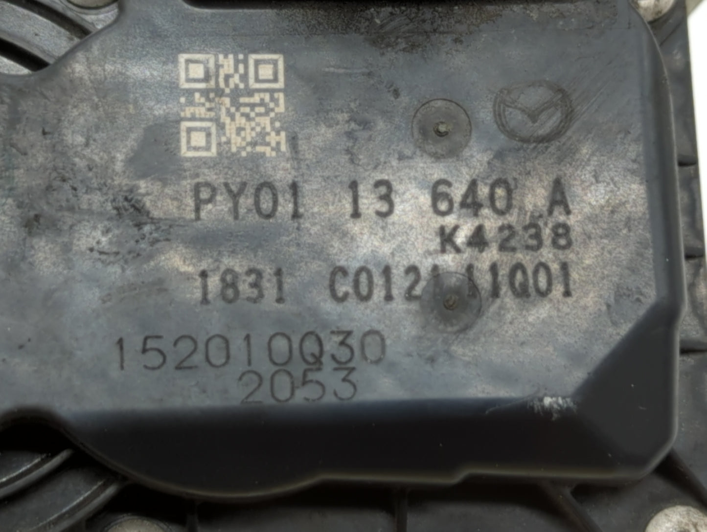 2014 Mazda 6 Throttle Body P/N:PY01 13 640 A Fits OEM Used Auto Parts - Oemusedautoparts1.com