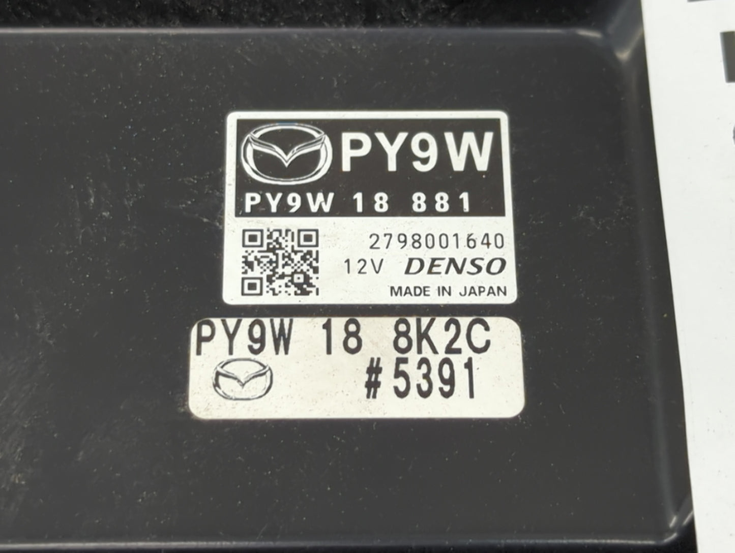 2014 Mazda 6 PCM Engine Control Computer ECU ECM PCU OEM P/N:PY1W-18881-A PY1W-18881-B, PY1W-18881-C, PY1W-18881-D Fits OEM 