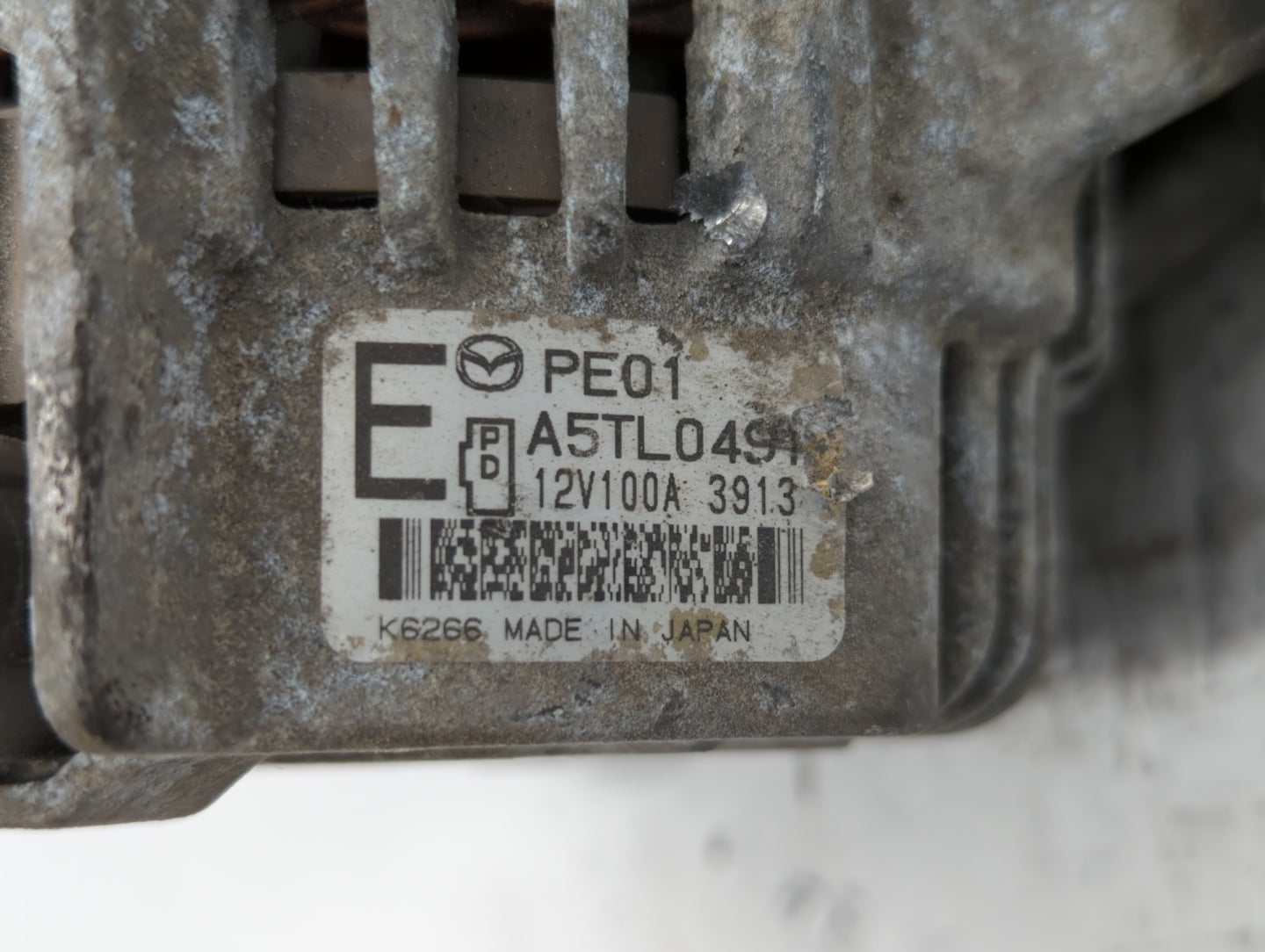 2014 Mazda 6 Alternator Replacement Generator Charging Assembly Engine OEM P/N:PEDD A5TL0491 P53N A5T J0591 AX Fits Fits 201