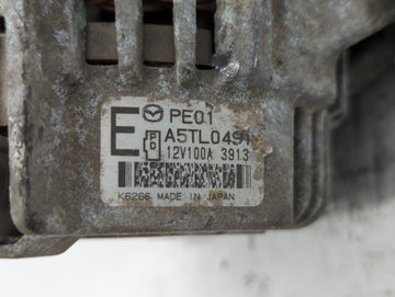 2014 Mazda 6 Alternator Replacement Generator Charging Assembly Engine OEM P/N:PEDD A5TL0491 P53N A5T J0591 AX Fits Fits 2013 OEM Used Auto Parts