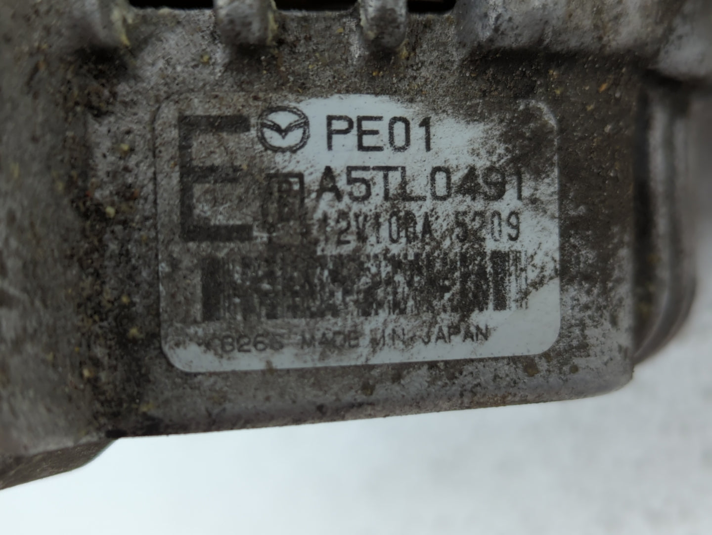 2014 Mazda 6 Alternator Replacement Generator Charging Assembly Engine OEM P/N:PEDD A5TL0491 P53N A5T J0591 AX Fits Fits 201