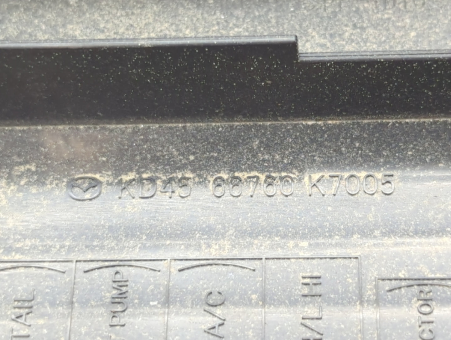 2014-2016 Mazda 6 Fusebox Fuse Box Panel Relay Module Fits Fits 2014 2015 2016 OEM Used Auto Parts - Oemusedautoparts1.com