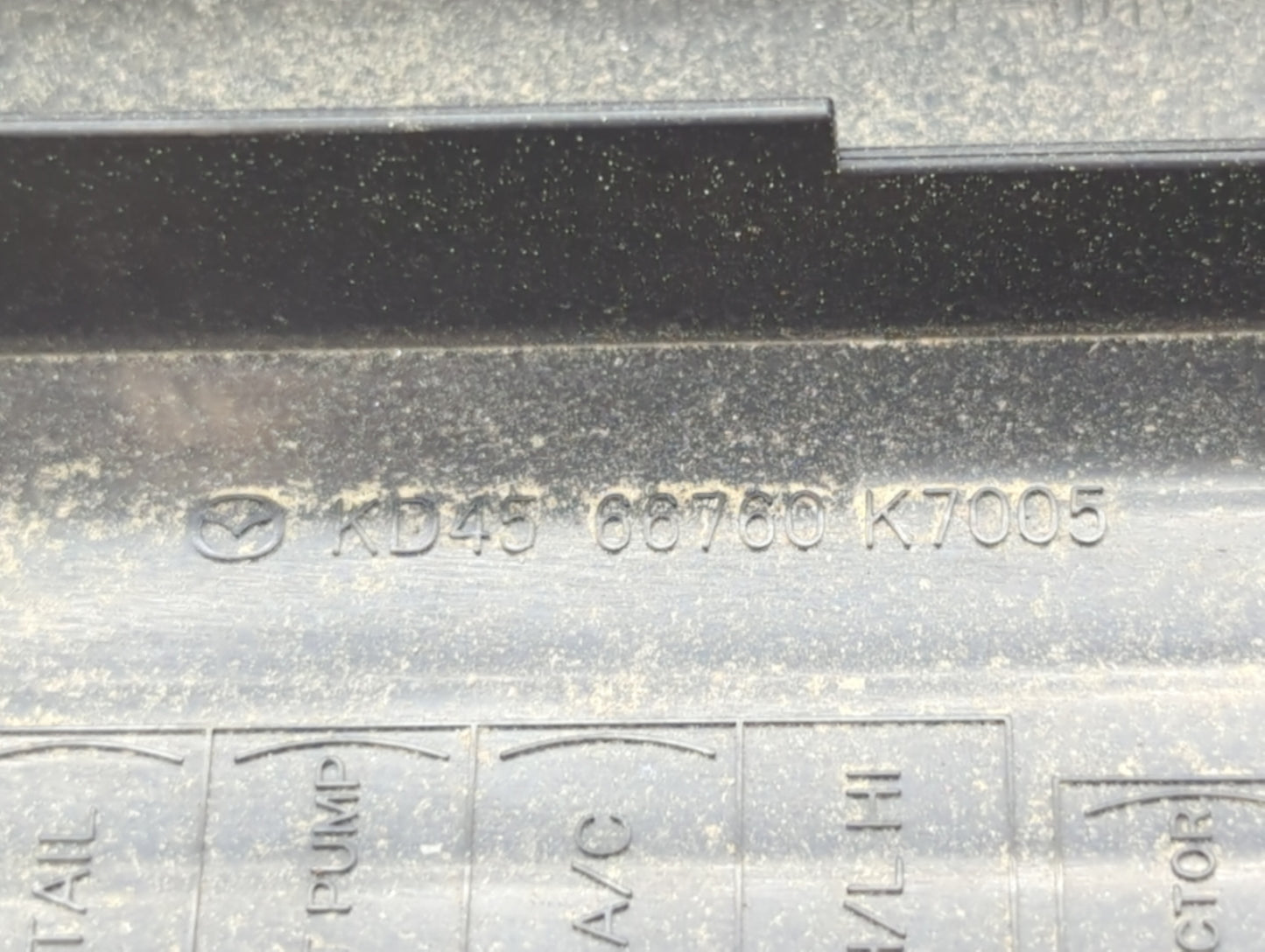 2014-2016 Mazda 6 Fusebox Fuse Box Panel Relay Module Fits Fits 2014 2015 2016 OEM Used Auto Parts - Oemusedautoparts1.com