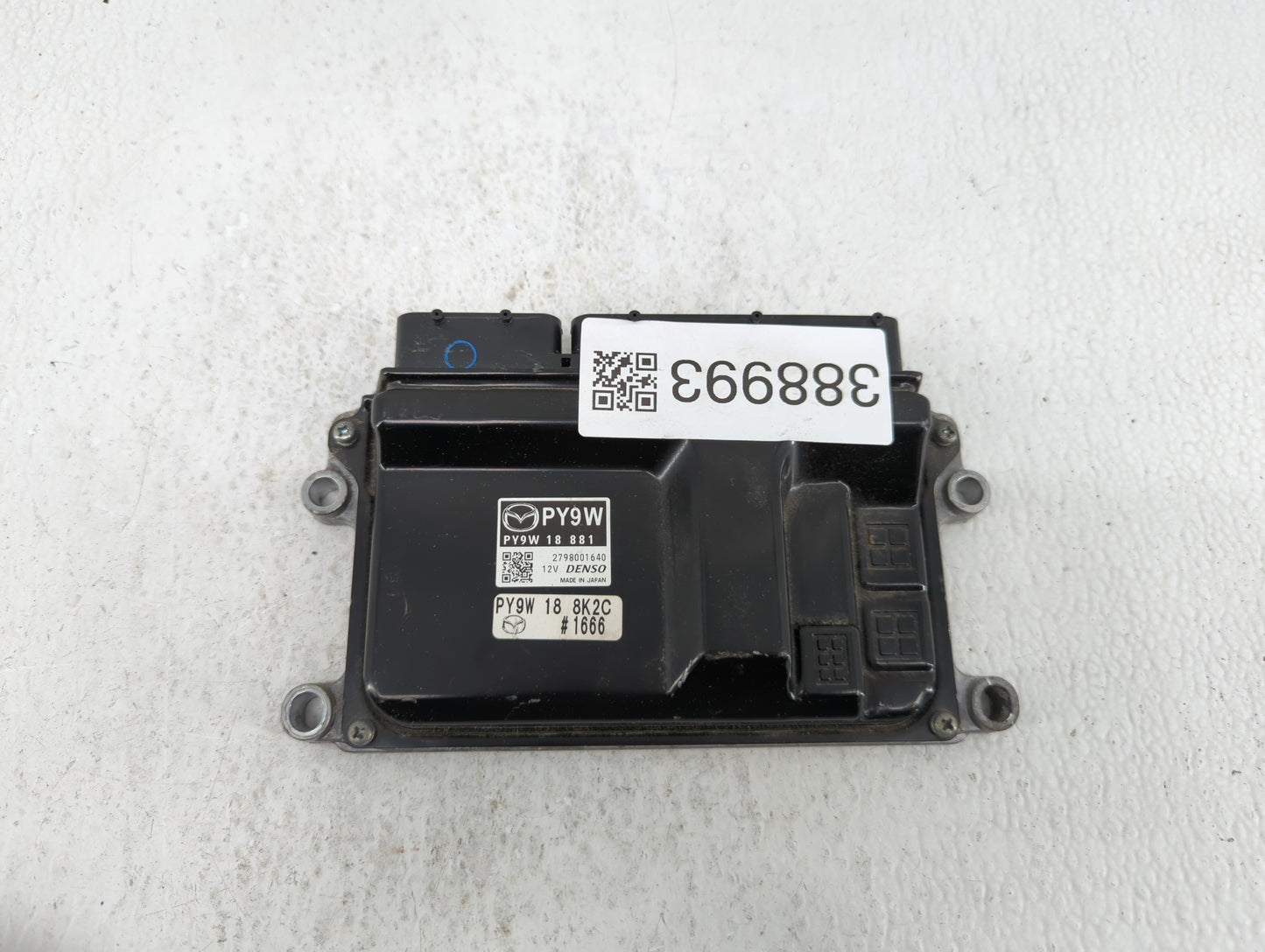 2014 Mazda 6 PCM Engine Control Computer ECU ECM PCU OEM P/N:PZY6 18 881 PYW18 881E, PY9W 18 881 Fits OEM Used Auto Parts - 