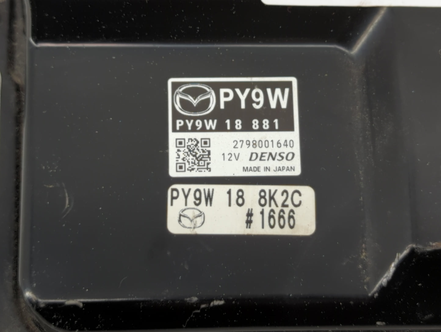 2014 Mazda 6 PCM Engine Control Computer ECU ECM PCU OEM P/N:PZY6 18 881 PYW18 881E, PY9W 18 881 Fits OEM Used Auto Parts - 