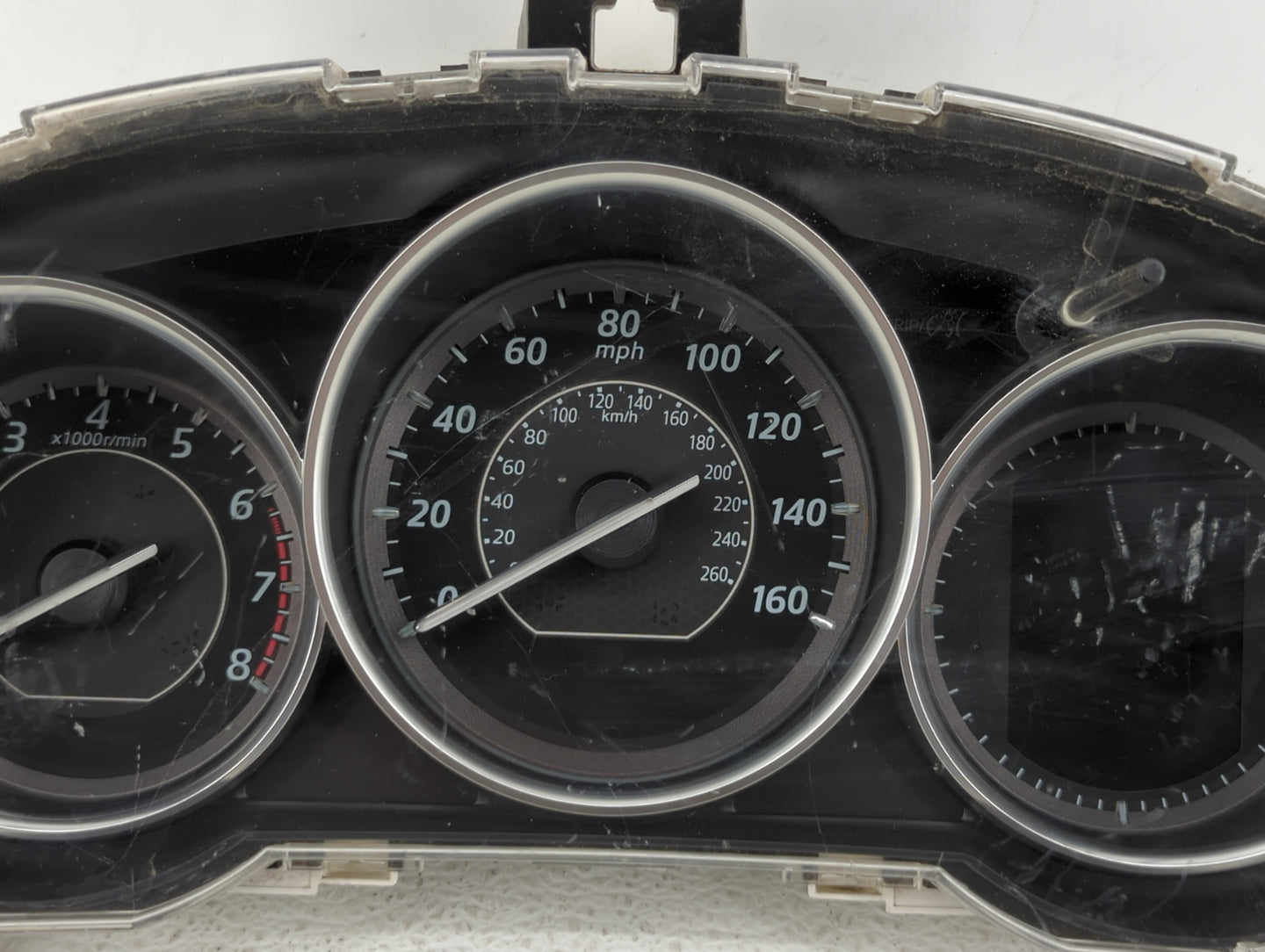 2014-2017 Mazda 6 Instrument Cluster Speedometer Gauges P/N:GLK2B GJR9D, KD4555430, G46L55430, GLK2D Fits Fits 2014 2015 201