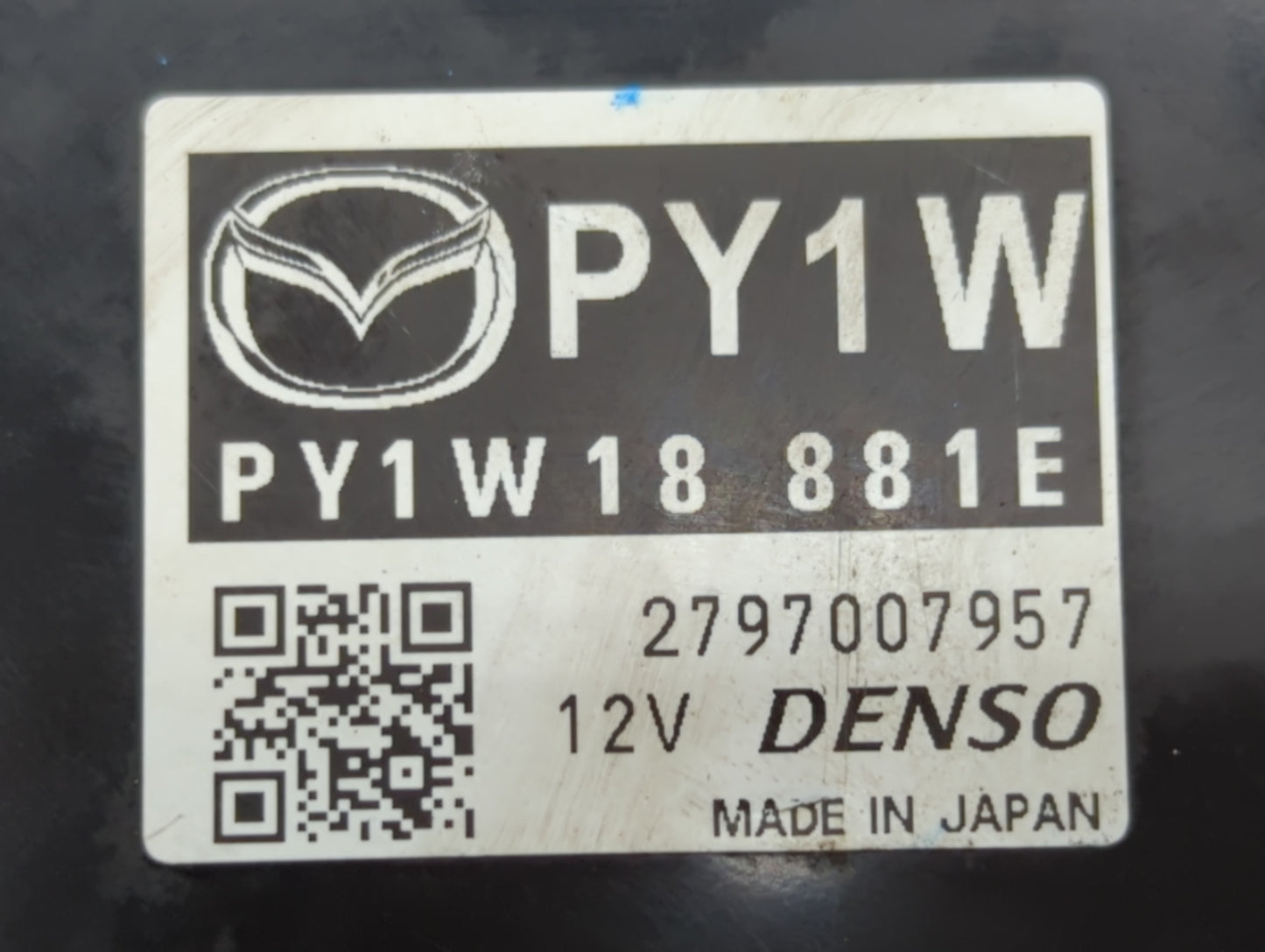 2014-2016 Mazda 6 PCM Engine Control Computer ECU ECM PCU OEM P/N:PY1W-18881-A PY1W-18881-B, PY1W-18881-C Fits Fits 2014 201