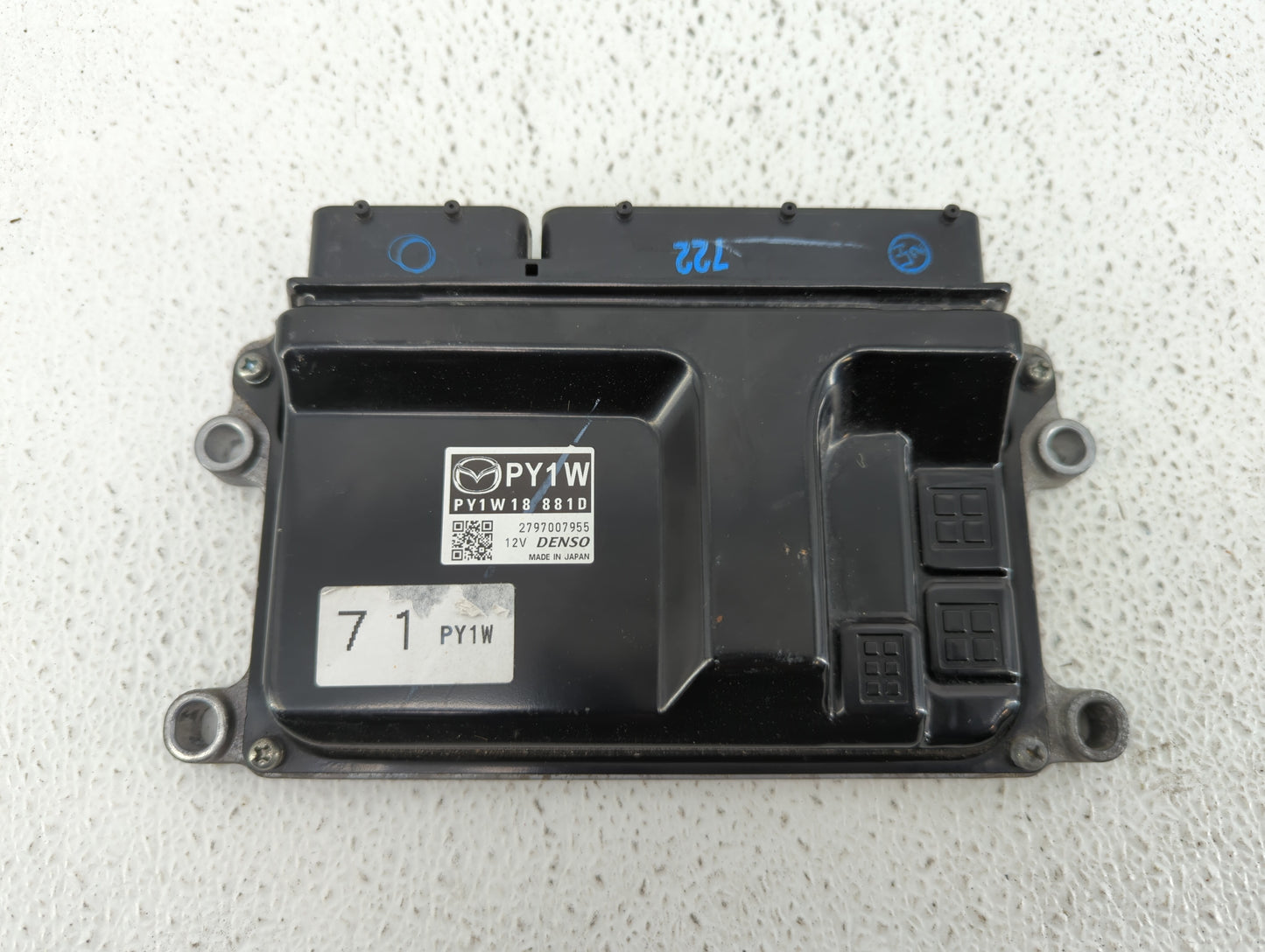 2014-2016 Mazda 6 PCM Engine Control Computer ECU ECM PCU OEM P/N:PY9W-18881 PY1W-18881-A, PY1W-18881-B Fits Fits 2014 2015 