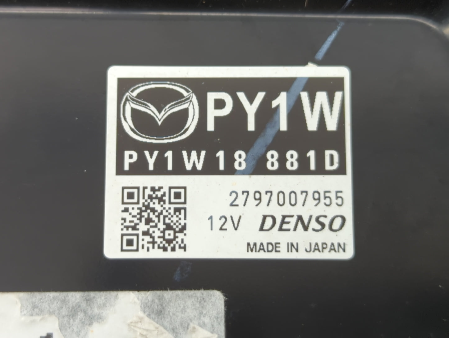 2014-2016 Mazda 6 PCM Engine Control Computer ECU ECM PCU OEM P/N:PY9W-18881 PY1W-18881-A, PY1W-18881-B Fits Fits 2014 2015 