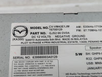 2014 Mazda 6 Radio AM FM Cd Player Receiver Replacement P/N:GJS2 66 DV0B GJS2 66 DV0A, GJS1 66 DV0B, GJS2 66 DV0C Fits OEM U