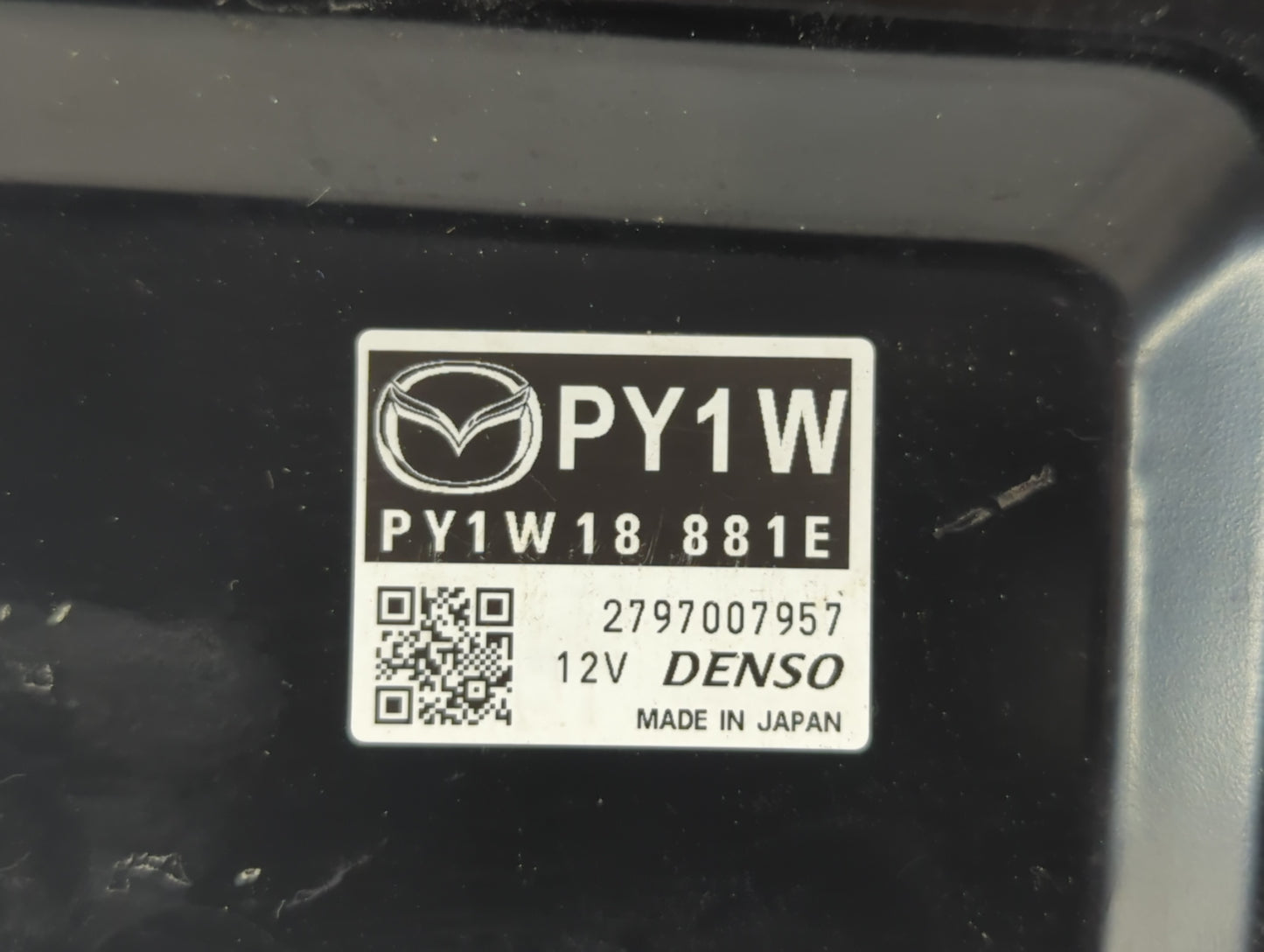 2014-2016 Mazda 6 PCM Engine Control Computer ECU ECM PCU OEM P/N:PY1W18 881 Fits Fits 2014 2015 2016 OEM Used Auto Parts - 