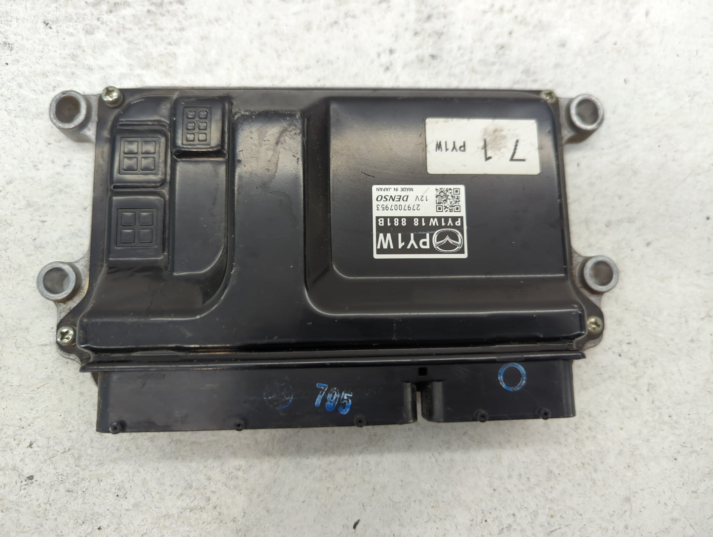 2014-2016 Mazda 6 PCM Engine Control Computer ECU ECM PCU OEM P/N:PY1W 18 881 B Fits Fits 2014 2015 2016 OEM Used Auto Parts