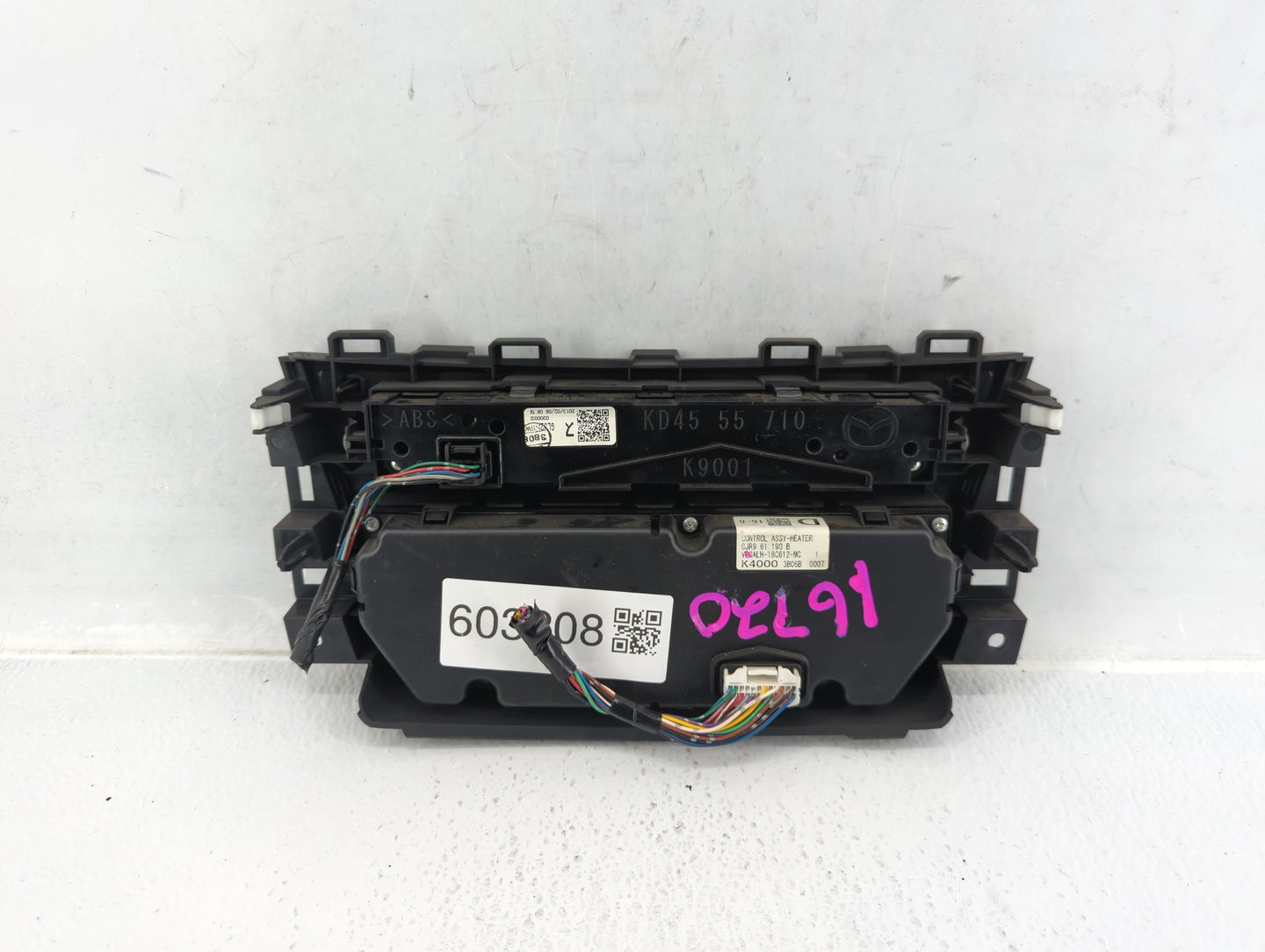 2014-2015 Mazda 6 Climate Control Module Temperature AC/Heater Replacement P/N:18C612-MC K4000 3B06B Fits Fits 2014 2015 OEM