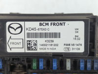 2014-2016 Mazda 6 Fusebox Fuse Box Panel Relay Module P/N:KD45 675X0 C K3239 Fits Fits 2014 2015 2016 OEM Used Auto Parts - 